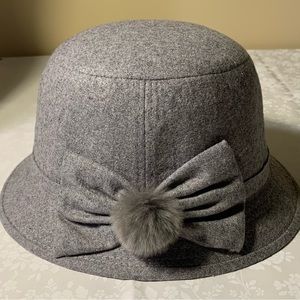 Source Unknown Gray Bow Hat